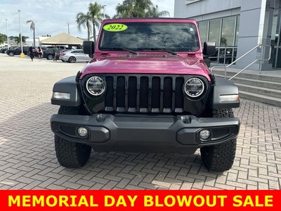 2022 Jeep Wrangler Unlimited Willys