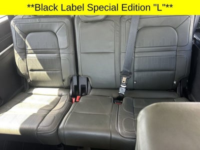 2022 Lincoln Navigator L Black Label Special Edition Pkg