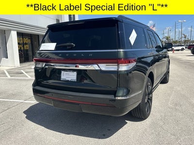 2022 Lincoln Navigator L Black Label Special Edition Pkg