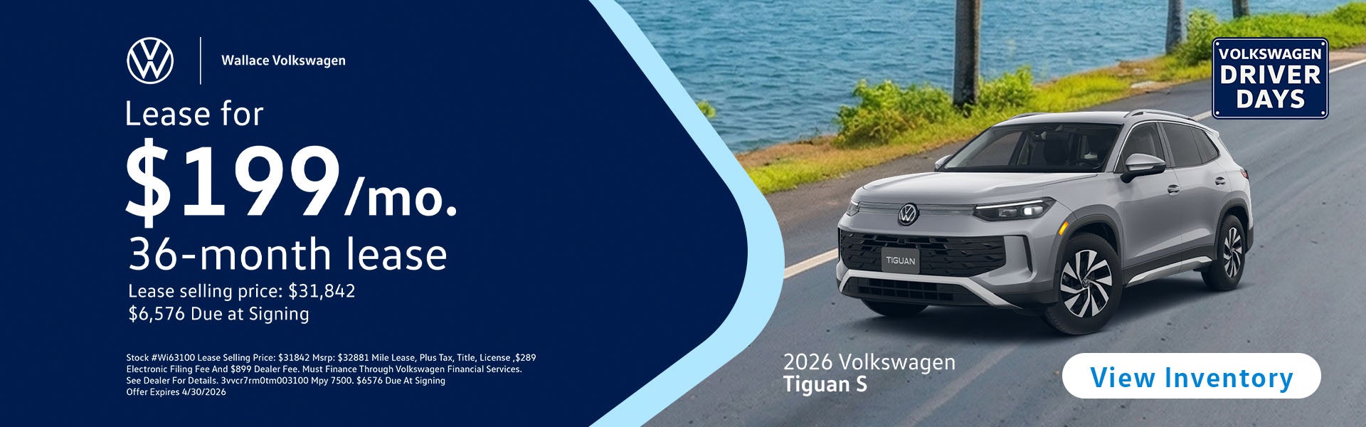 Tiguan Special Offer