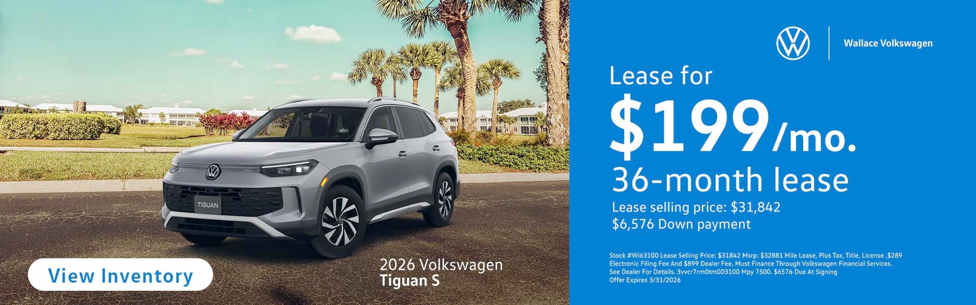 Tiguan Special Offer