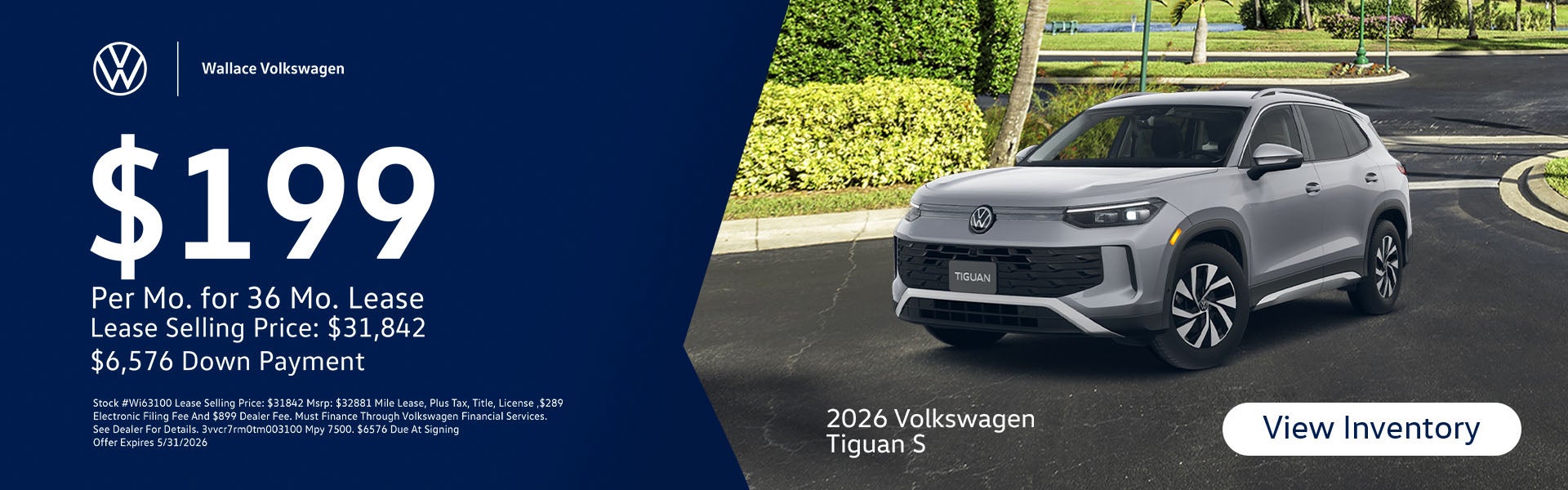 Tiguan Special Offer